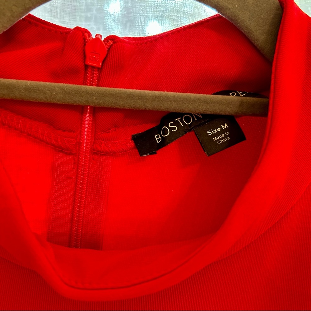 Boston Proper red travel dress, NWT